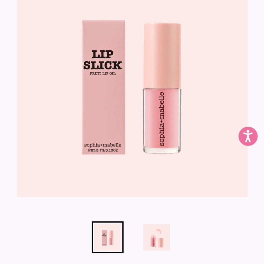NWT Ipsy Sophia + Mabelle Watermelon Lip Slick - Fruit Lip Oil